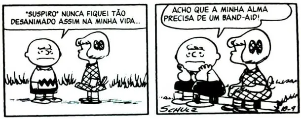 Tirinha de Peanuts