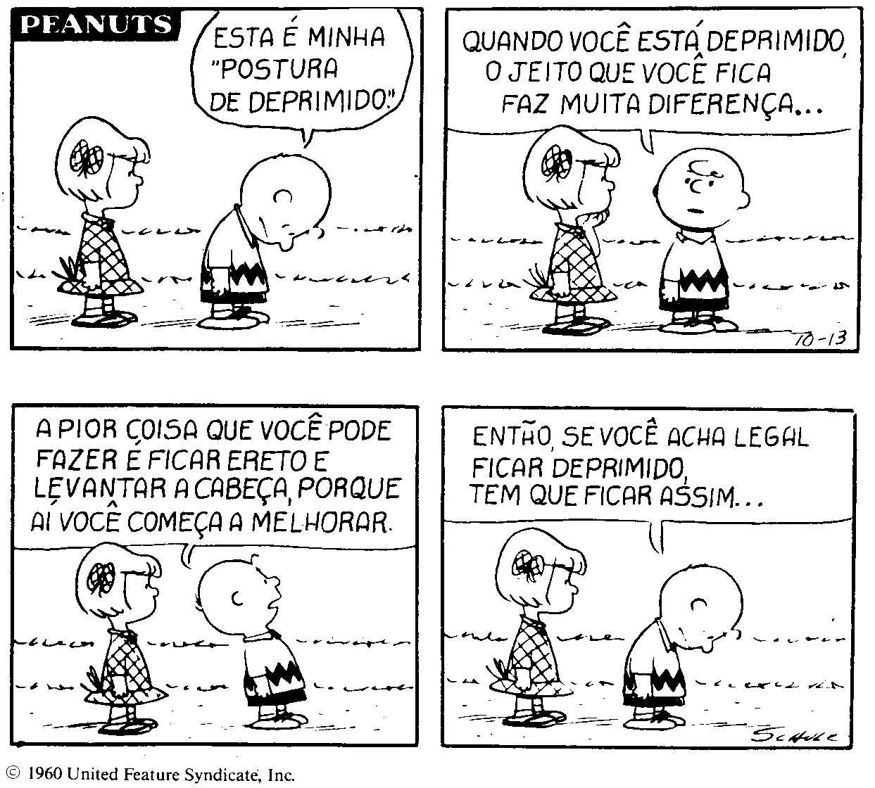 tirinha de peanuts