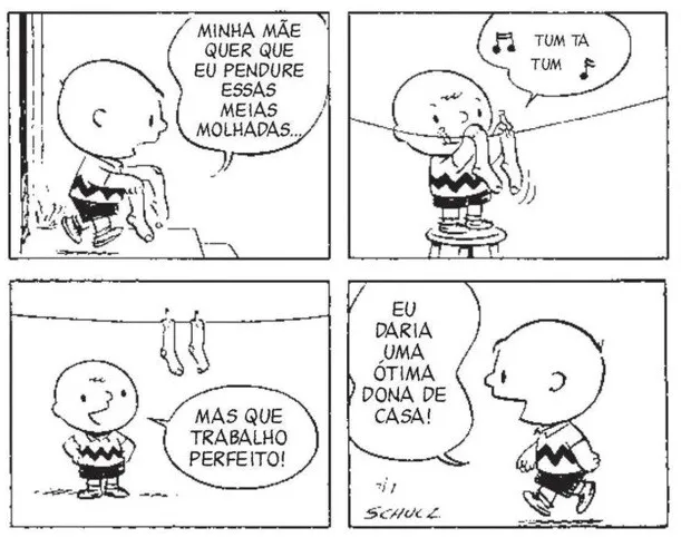 tirinha de peanuts