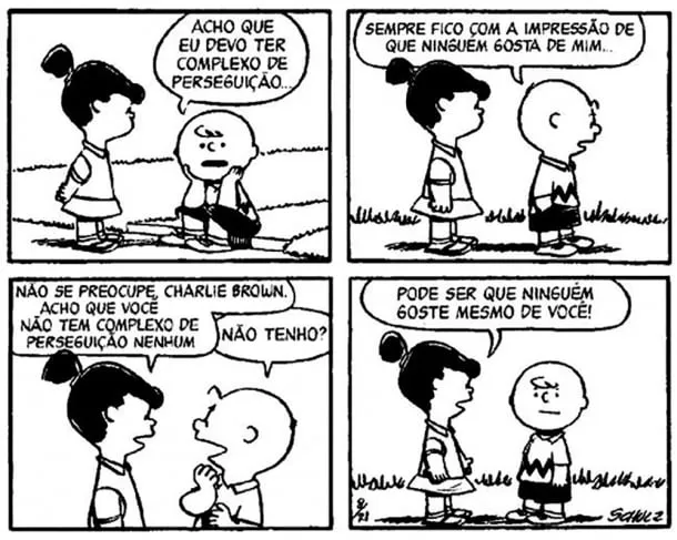 Tirinha de Peanuts