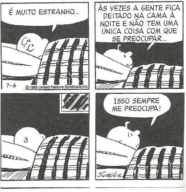 tirinha de peanuts