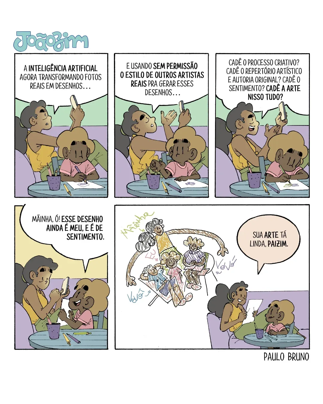 tirinha de Paulo Bruno