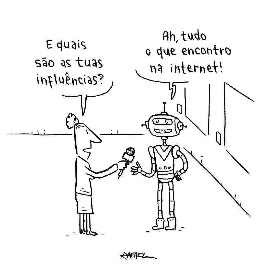 Tirinha rafael correa