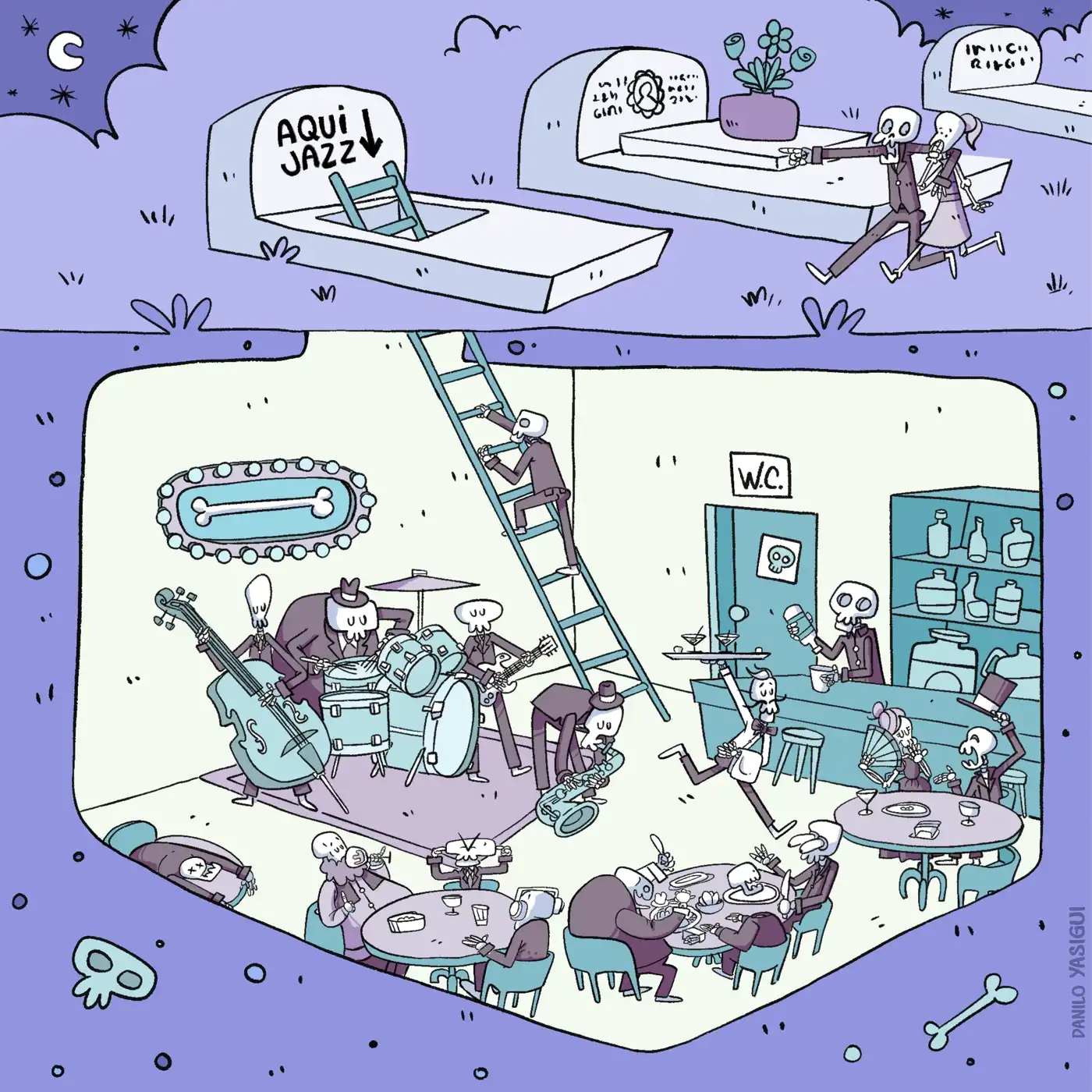 Tirinha daniloyasigui aqui jazz