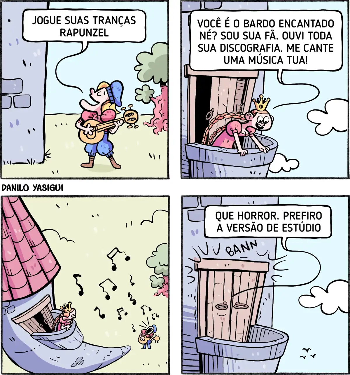 Tirinha daniloyasigui bardo desafinado