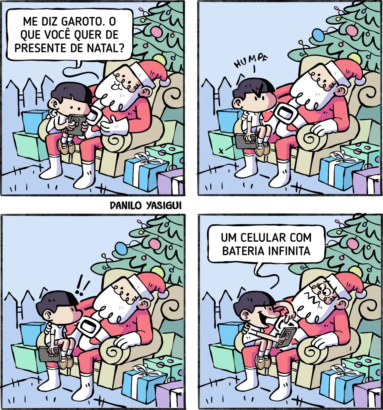 Tirinha daniloyasigui presente de natal
