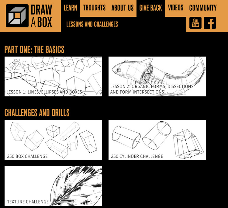 drawabox website lessons