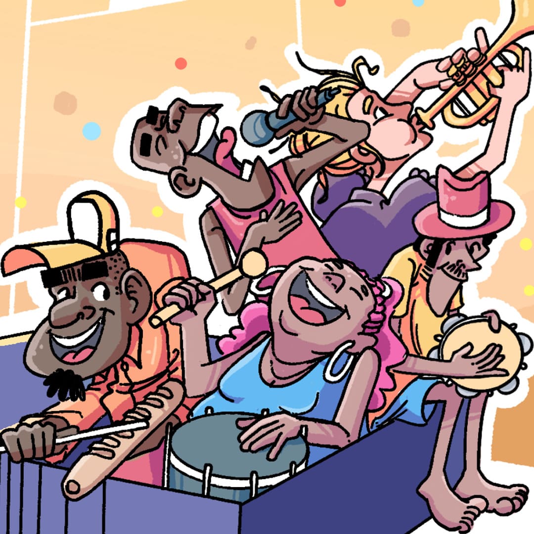 Festival Musical de Samba | Flyer Promocional