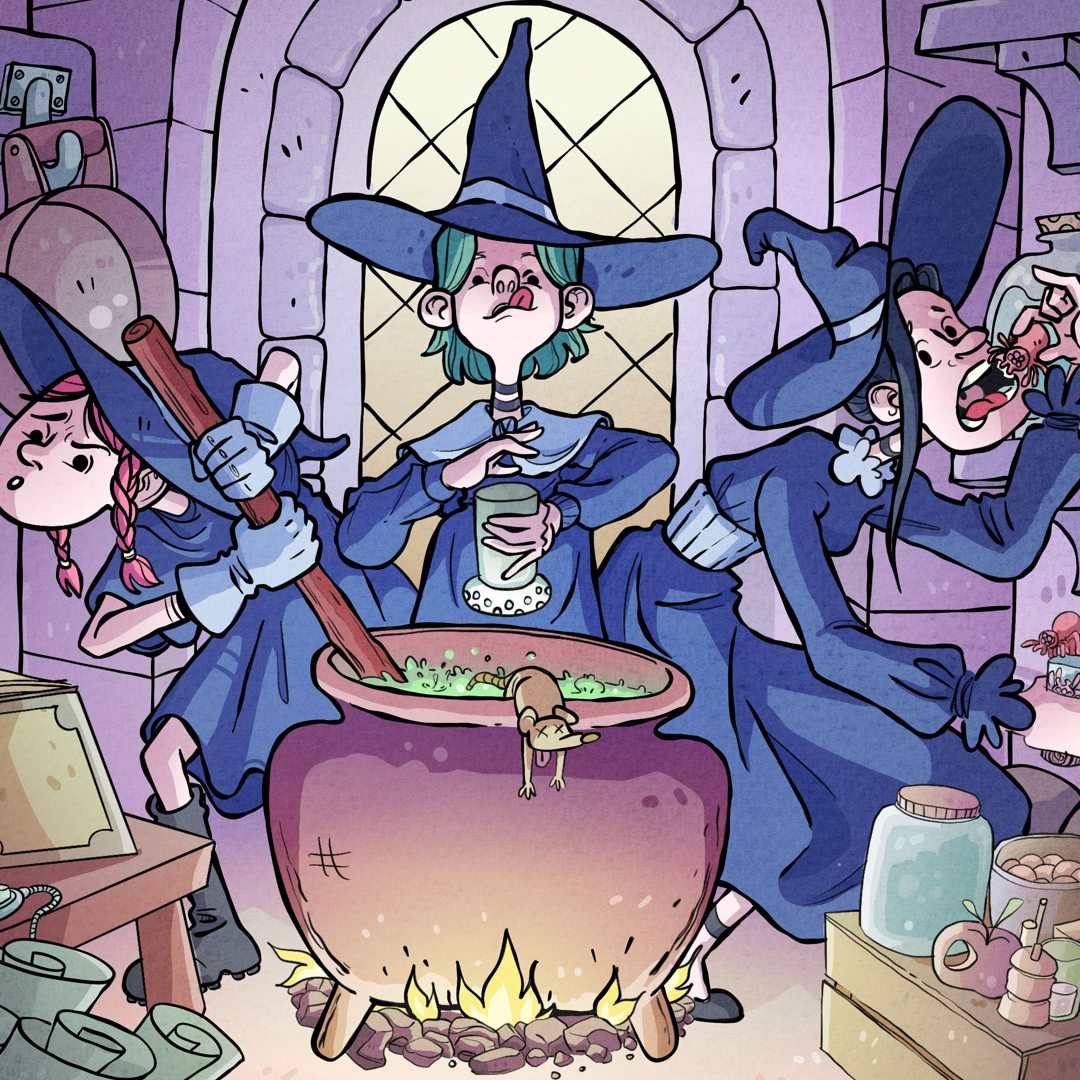 Magic Mishap | Página de Livro Infantil