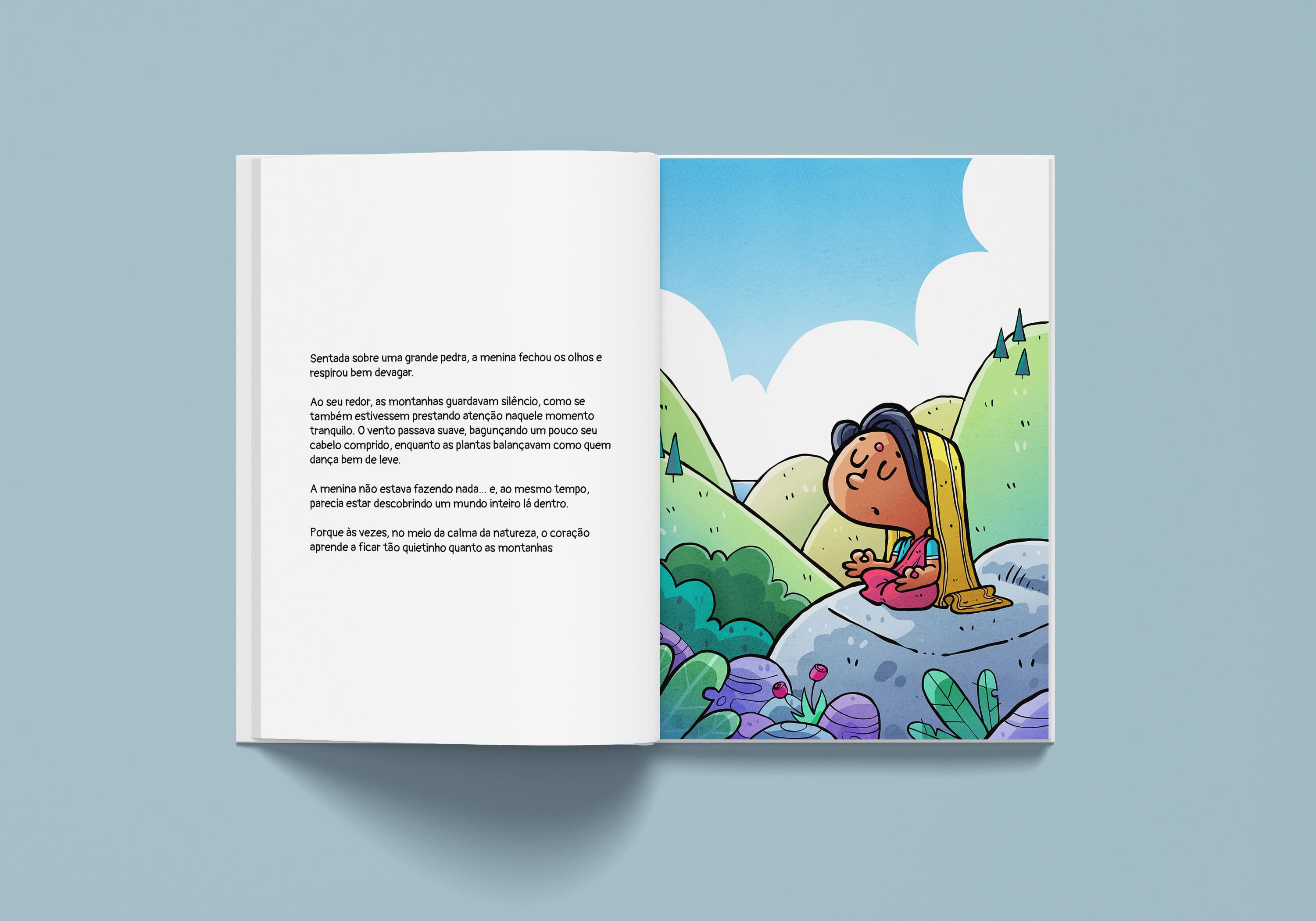 Hard Cover A4 Book Mockup 6(meditadora)