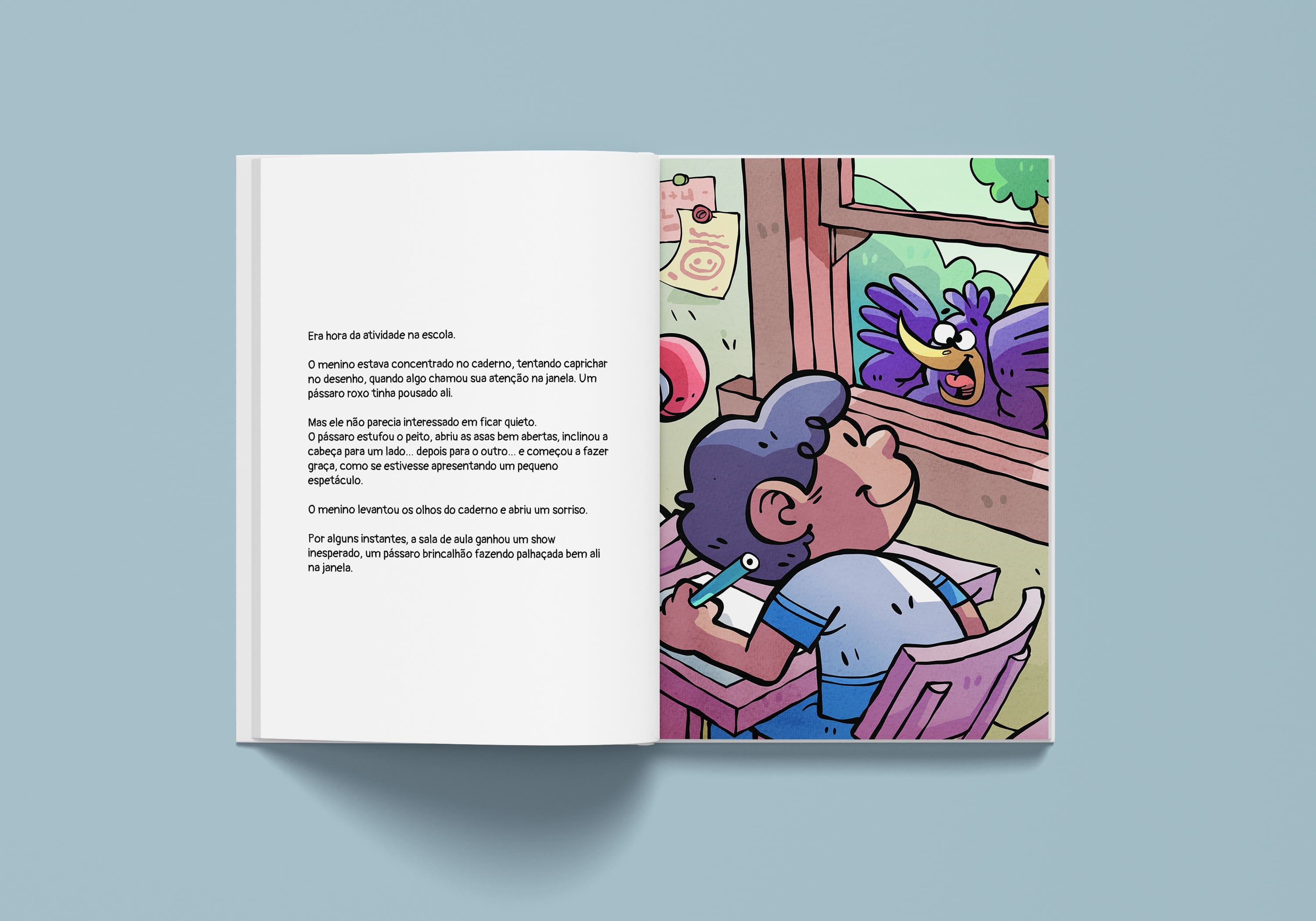 Hard Cover A4 Book Mockup 6(passaro)